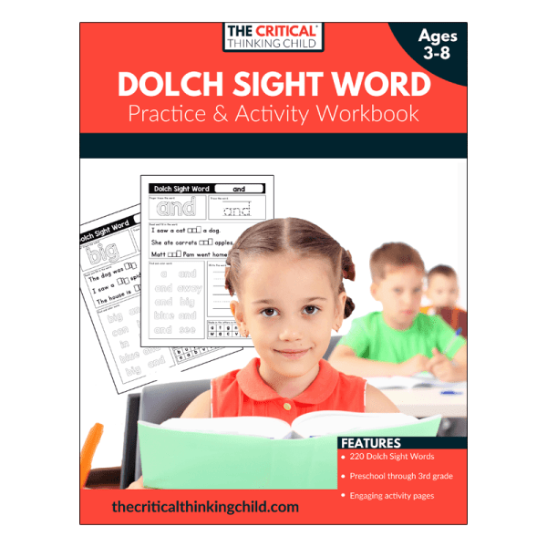 Bundle Vocabulary Pack Levels 1-5 Dolch Sight Words Activity Workbook (Prek to 3rd Grades)